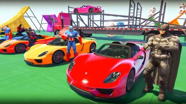 Superhero Car Racing: Car Stunt Racing 2018 screenshot 1