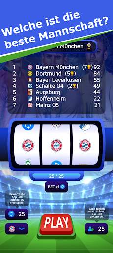 World Fan League - Fußball Klub mit meisten Fans screenshot 1