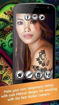 Mehndi Designs Photo Stickers screenshot 4