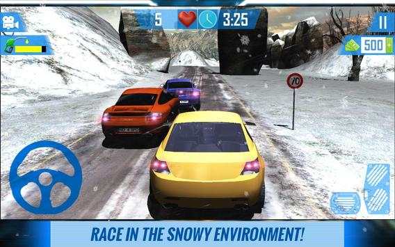 Winter Traffic Snow Driving screenshot 11