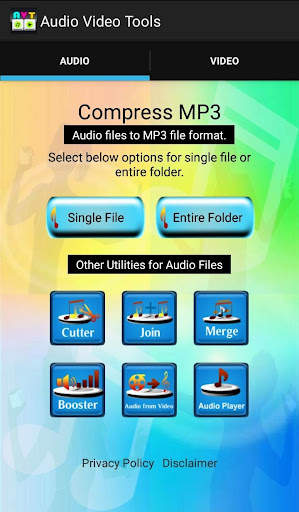 Audio Video Tools screenshot 1