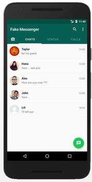 Fake Messenger screenshot 1