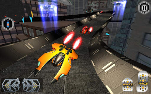 Sky Space Racing Force 3D screenshot 1