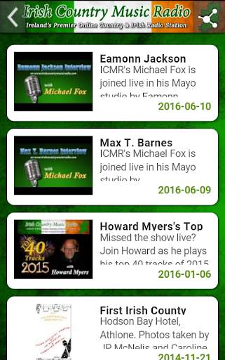 ICMR Irish Country Music Radio screenshot 8