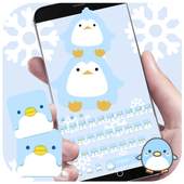 Love Penguin keyboard 10001003