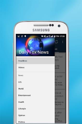 Daily News for Fox News screenshot 1