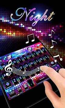 Night GO Keyboard Theme screenshot 3