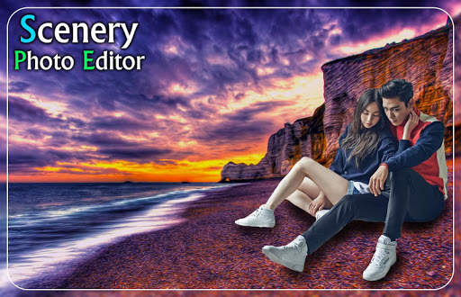 Scenery Overlay Effect : Square,Name Art Editor 2 تصوير الشاشة