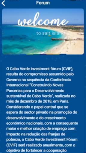 CABO VERDE INVESTIMENT FORUM screenshot 2