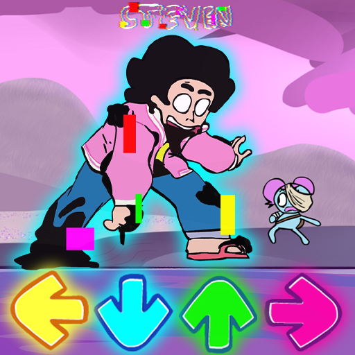 Corrupted Steven vs FNF Pippy icon