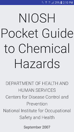 NIOSH Mobile Pocket Guide screenshot 5