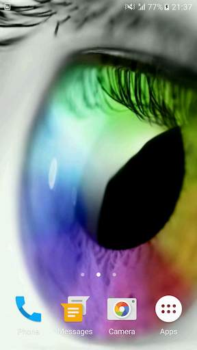 Rainbow Eye 3D Video Wallpaper screenshot 4