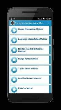 C program for Numerical Method screenshot 1
