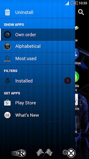 For Xperia Theme Speed Car screenshot 2