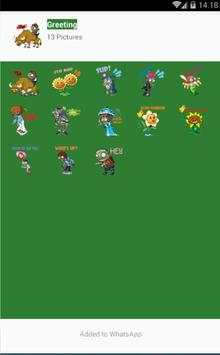 Wa Sticker for Plant vs zombie screenshot 3