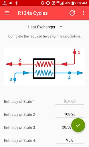 R134a Cycles - Free Version screenshot 2