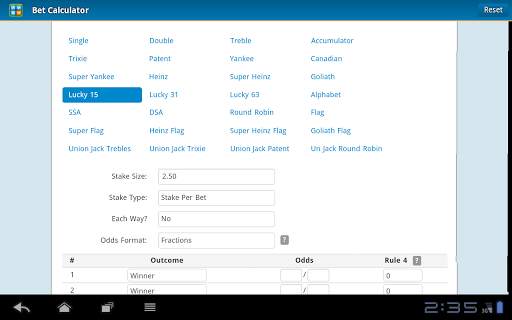 Bet Calculator screenshot 5