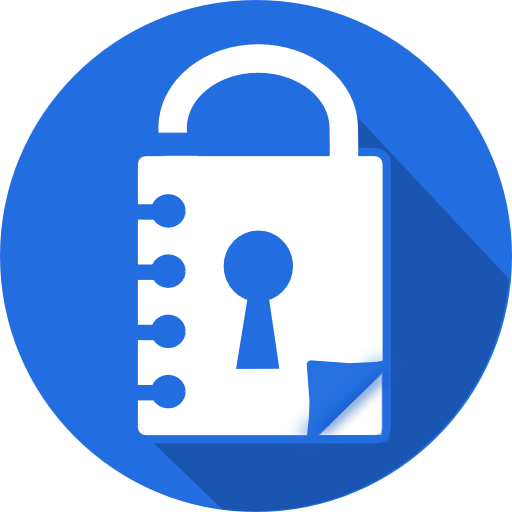 Notepad with password FREE icon