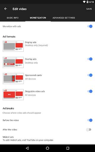 YouTube စတူဒီယို screenshot 5