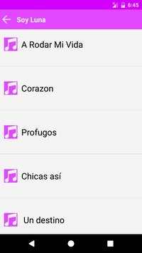 Soy Luna música y letras screenshot 2