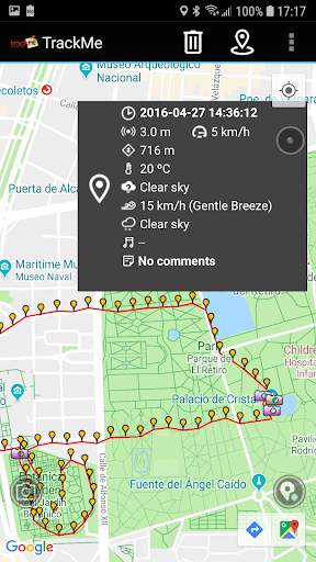 TrackMe. Hike&Travel Recorder screenshot 1