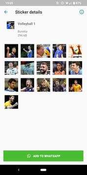 Volleyball stickers for WhatsApp screenshot 2
