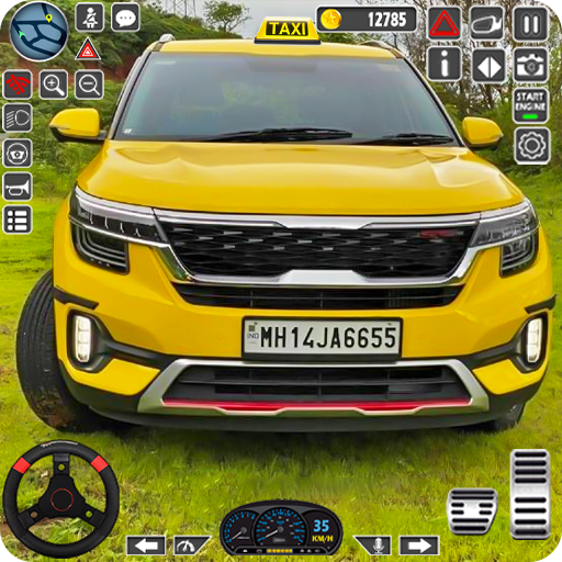 City Taxi Driver 3D เกมแท็กซี่ icon