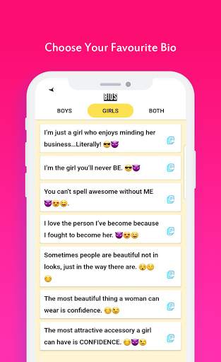 Cool Bio Quote Ideas, Fancy Fonts & Photo Captions screenshot 5