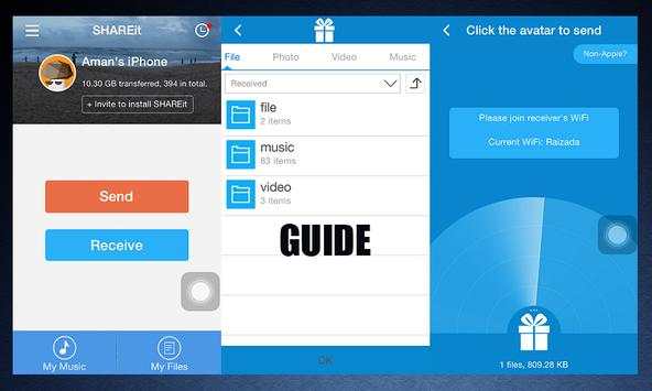 New Shareit Guide 2017 screenshot 1