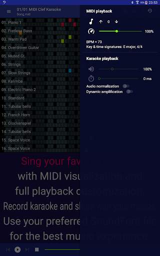 MIDI Clef Karaoke Player 14 تصوير الشاشة