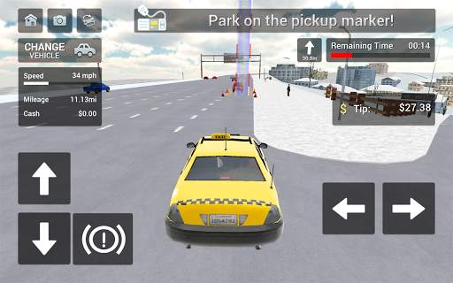 City Taxi Cab Driving Simulator screenshot 1