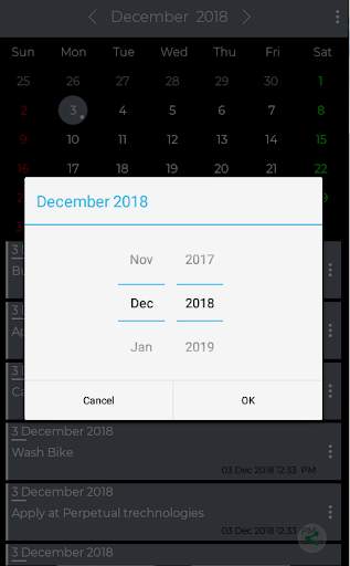 Calendar Notes - Multiple Notes Per day скриншот 3