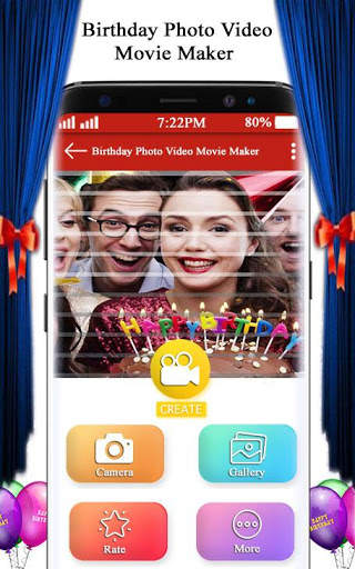 Birthday Photo Video Movie Maker HD with Song screenshot 1