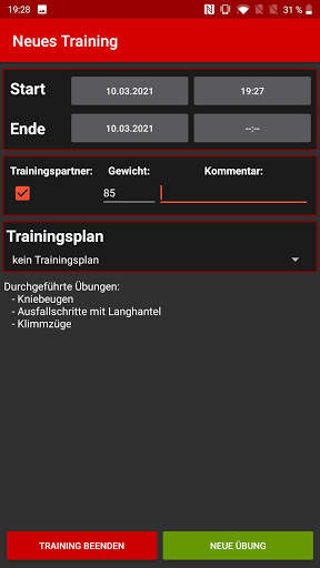Stelios Trainingstagebuch & Fitnesstracker 4 تصوير الشاشة