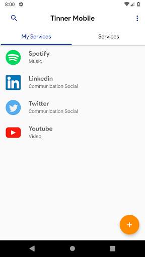Tinner Mobile & Messenger Services screenshot 3