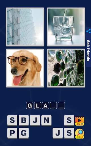4 Pics 1 Word Quiz Game screenshot 1