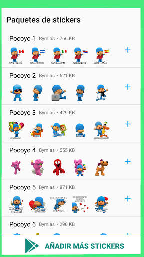 Stickers de Pocoyo para WhatsApp - WAStickerApps screenshot 1