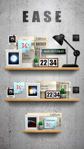 Ease GO Weather Widget Theme screenshot 1