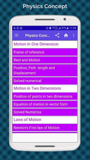 Physics Concepts (Concept of Physics) App screenshot 2