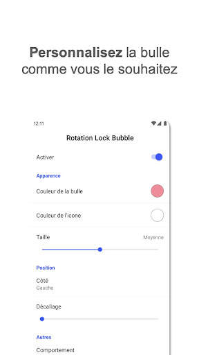 Rotation Lock Bubble screenshot 2