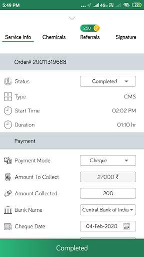 HiCare Technician App 4 تصوير الشاشة