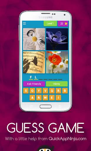 GUESS GAME  - 4 PICS 1 WORD QUIZ screenshot 1