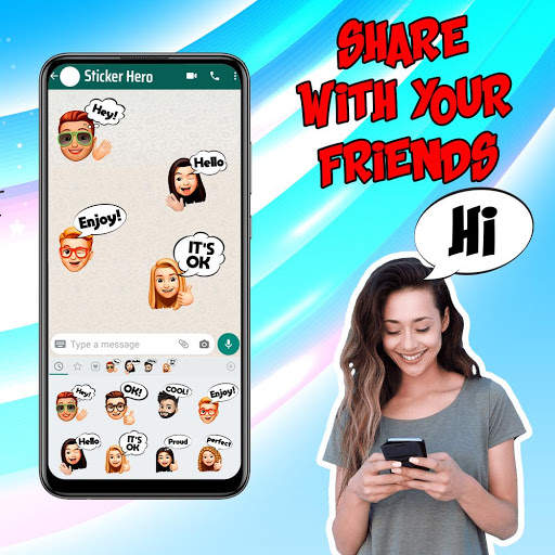 Sticker Hero - WAStickerApps Stickers For WhatsApp screenshot 5