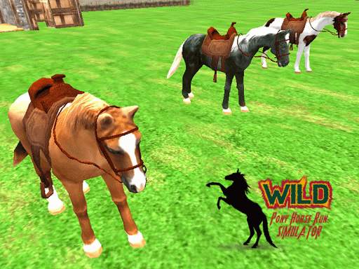 Wild Pony Horse Run Simulator screenshot 9
