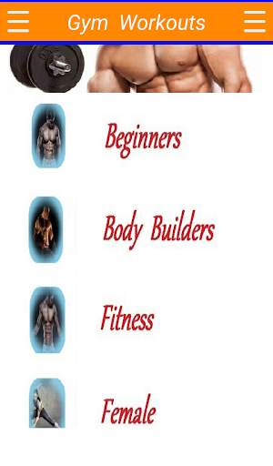 Gym Workouts App скриншот 1