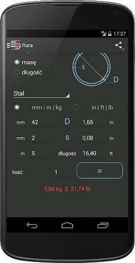 Kalkulator Wagi Metalu screenshot 3