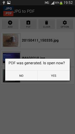 JPG to PDF Converter screenshot 3