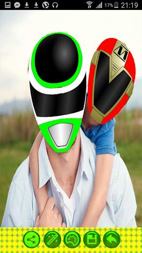 Rangers Camera Photo Editor : SuperHero Mask 👽 screenshot 2