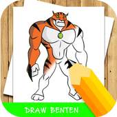 how to draw cartoon ben 10 step by step 1.0
