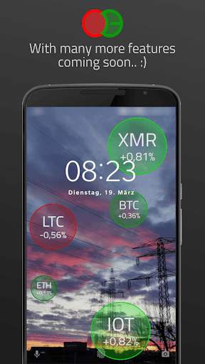 Crypto Bubbles Live Wallpaper screenshot 7